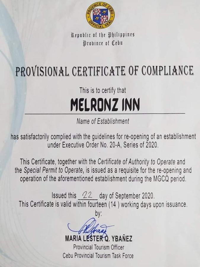 Melronz Inn Oslob Buitenkant foto